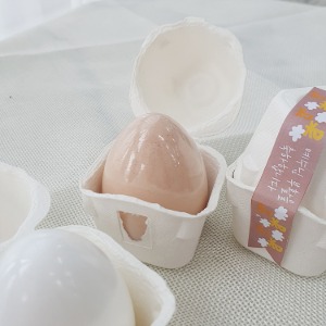 천연비누 1구 펄프형 달걀 계란 비누 색상랜덤 선물세트